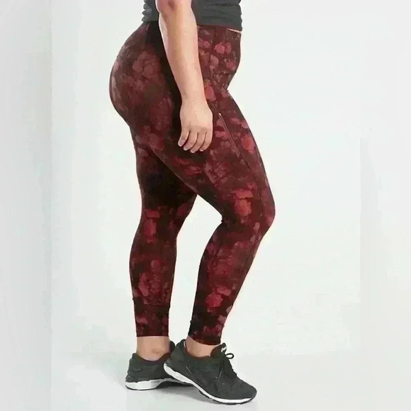 Athleta RAINIER PRINTED TIGHT size XS - Picture 2 of 13